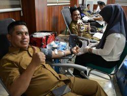 ASN Pemerintah Aceh Donorkan 63 Kantong Darah
